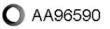 Veneporte AA96590 Прокладка глушителя Veneporte AA96590 Прокладка глушителя