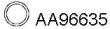 Veneporte AA96635 Прокладка глушителя Veneporte AA96635 Прокладка глушителя