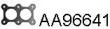 Veneporte AA96641 Прокладка труби вихлопного газу Veneporte AA96641 Прокладка труби вихлопного газу