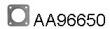 Veneporte AA96650 Прокладка глушителя Veneporte AA96650 Прокладка глушителя
