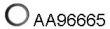 Veneporte AA96665 Прокладка труби вихлопного газу Veneporte AA96665 Прокладка труби вихлопного газу