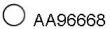 Veneporte AA96668 Прокладка глушителя Veneporte AA96668 Прокладка глушителя