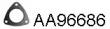 Veneporte AA96686 Прокладка глушителя Veneporte AA96686 Прокладка глушителя