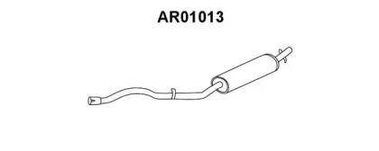 Veneporte AR01013 Muffler assy front Veneporte AR01013 Muffler assy front