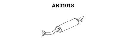 Veneporte AR01018 Muffler assy front