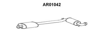 Veneporte AR01042 Muffler assy front Veneporte AR01042 Muffler assy front