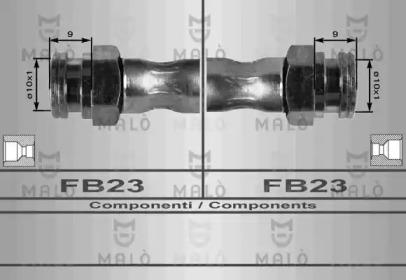 AKRON (Malo) 8265 Hose assy brake AKRON (Malo) 8265 Hose assy brake