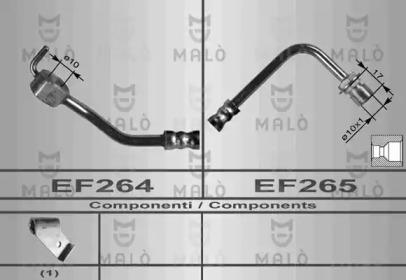 AKRON (Malo) 8464 Hose assy brake AKRON (Malo) 8464 Hose assy brake