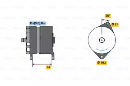 Bosch 0 120 339 515 Генератор Bosch 0 120 339 515 Генератор