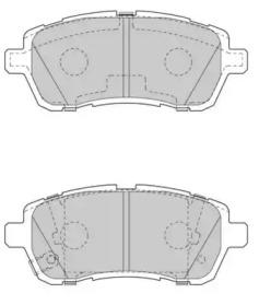 Wagner WBP24283C Колодки гальмівні
