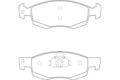 Wagner WBP24673A Brake pads Wagner WBP24673A Brake pads