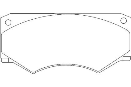 Wagner WBP29040A Колодки тормозные Wagner WBP29040A Колодки тормозные