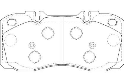 Wagner WBP29122A Brake pads Wagner WBP29122A Brake pads