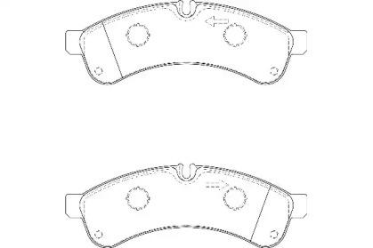 Wagner WBP29231A Brake pads