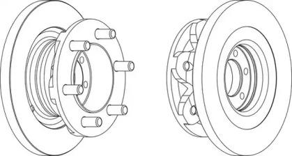 Wagner WGR6139-1 Brake disc
