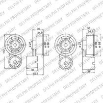 Delphi KDB275 Ремінь ГРМ комплект Delphi KDB275 Ремінь ГРМ комплект