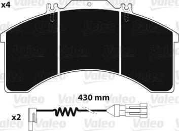 Valeo 882237 Brake pads