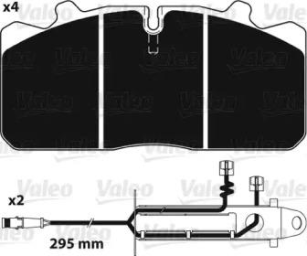 Valeo 882238 Brake pads Valeo 882238 Brake pads
