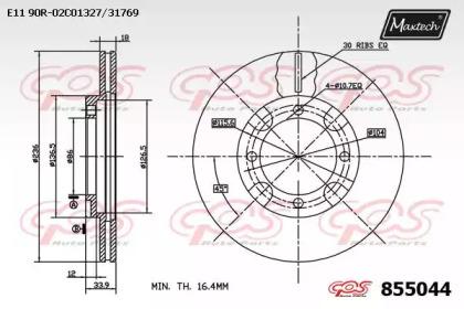 Maxtech 855044.0000 Brake disc Maxtech 855044.0000 Brake disc