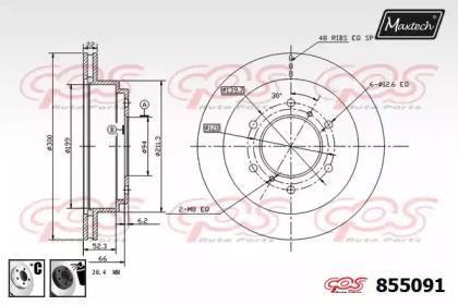 Maxtech 855091.6060 Диск тормозной Maxtech 855091.6060 Диск тормозной