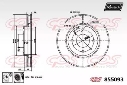 Maxtech 855093.6060 Brake disc Maxtech 855093.6060 Brake disc