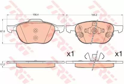 TRW GDB2059 Brake pads TRW GDB2059 Brake pads