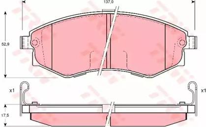 TRW GDB3211 Brake pads TRW GDB3211 Brake pads