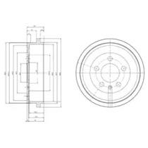Delphi BF463 Барабан гальмівний