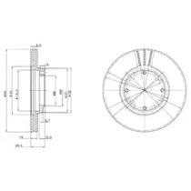 Delphi BG2394 Диск гальмівний Delphi BG2394 Диск гальмівний