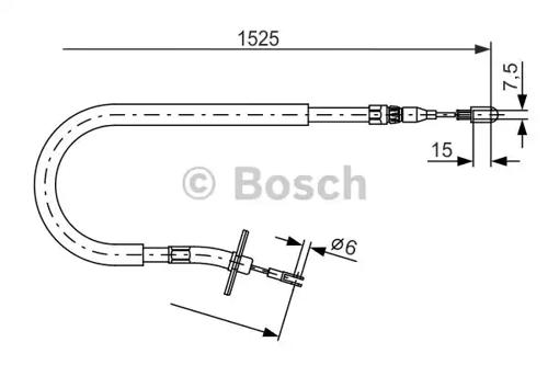 Bosch 1 987 477 858 Brake cable