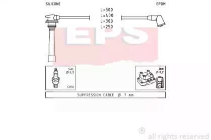 EPS 1.499.111 Дроти високовольтні системи запалювання EPS 1.499.111 Дроти високовольтні системи запалювання