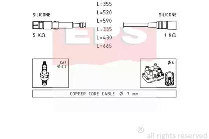 EPS 1.500.769 Дроти високовольтні системи запалювання EPS 1.500.769 Дроти високовольтні системи запалювання