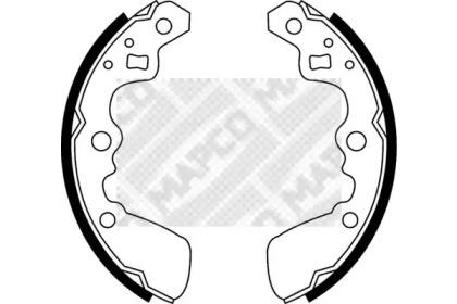 Mapco 8514 Колодки гальмівні Mapco 8514 Колодки гальмівні