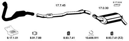 Eberspacher 130954 Schalldaempfer