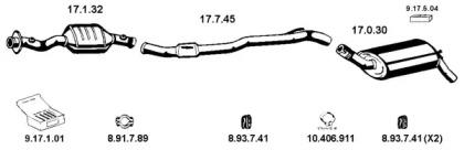 Eberspacher 132048 Глушник вихлопних газів кінцевий Eberspacher 132048 Глушник вихлопних газів кінцевий