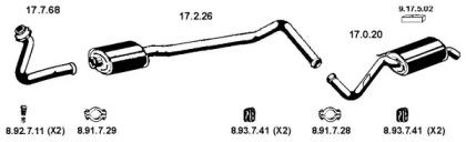 Eberspacher 132052 Глушник вихлопних газів кінцевий