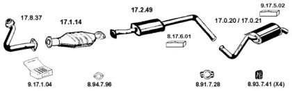 Eberspacher 132072 Schalldaempfer Eberspacher 132072 Schalldaempfer