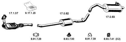Eberspacher 132106 Schalldaempfer Eberspacher 132106 Schalldaempfer