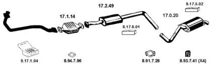 Eberspacher 132119 Глушник вихлопних газів кінцевий