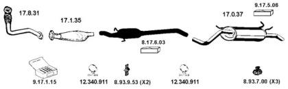Eberspacher 132253 Schalldaempfer