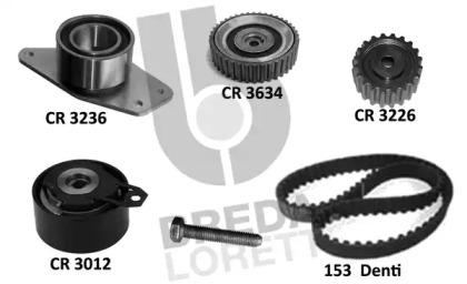 Breda Lorett KCD0774 Ремінь ГРМ комплект Breda Lorett KCD0774 Ремінь ГРМ комплект
