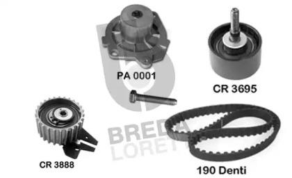 Breda Lorett KPA0006A Kit water pump repai Breda Lorett KPA0006A Kit water pump repai