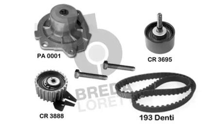 Breda Lorett KPA0018A Kit water pump repai Breda Lorett KPA0018A Kit water pump repai