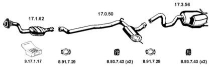 Eberspacher 132269 Глушник вихлопних газів кінцевий