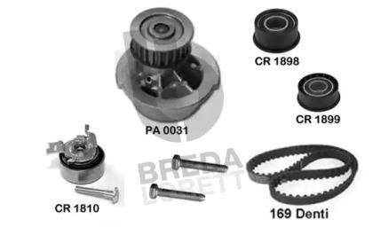 Breda Lorett KPA0028A Kit water pump repai Breda Lorett KPA0028A Kit water pump repai