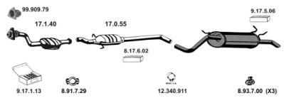 Eberspacher 132296 Schalldaempfer Eberspacher 132296 Schalldaempfer