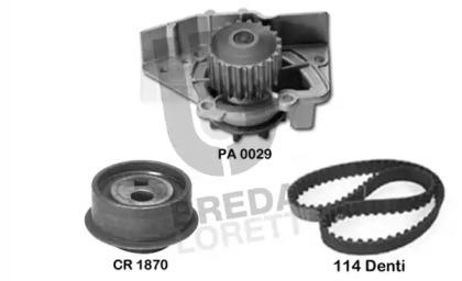 Breda Lorett KPA0121A Kit water pump repai Breda Lorett KPA0121A Kit water pump repai