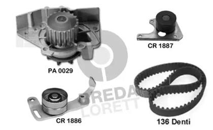 Breda Lorett KPA0123A Kit water pump repai Breda Lorett KPA0123A Kit water pump repai