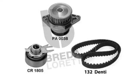 Breda Lorett KPA0142A Kit water pump repai Breda Lorett KPA0142A Kit water pump repai