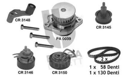 Breda Lorett KPA0288A Kit water pump repai